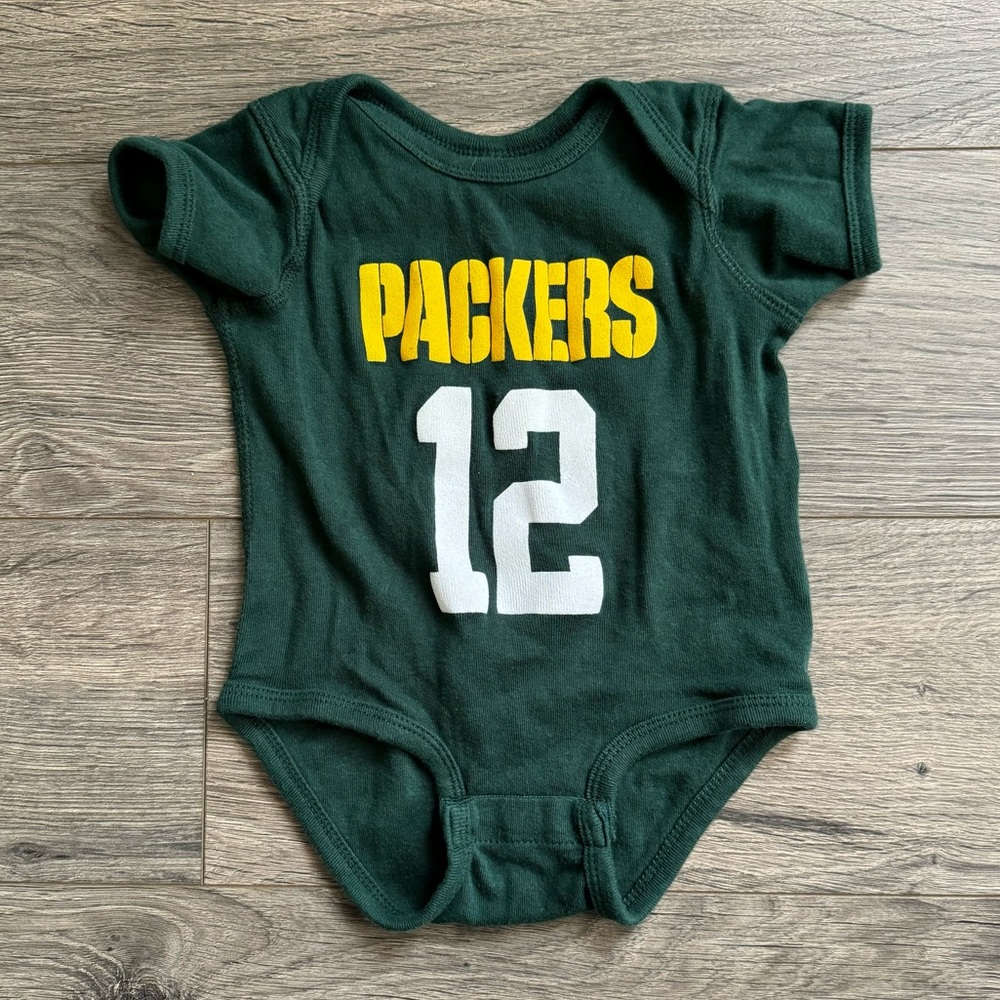 NFL Green Bay Packers Aaron Rodgers Baby Onesie 12M